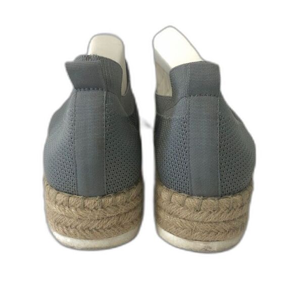 ADRIENNE VITTADINI Espadrille Women's Size 9 Gray Slip On Niko Comfort Platform - Picture 7 of 11